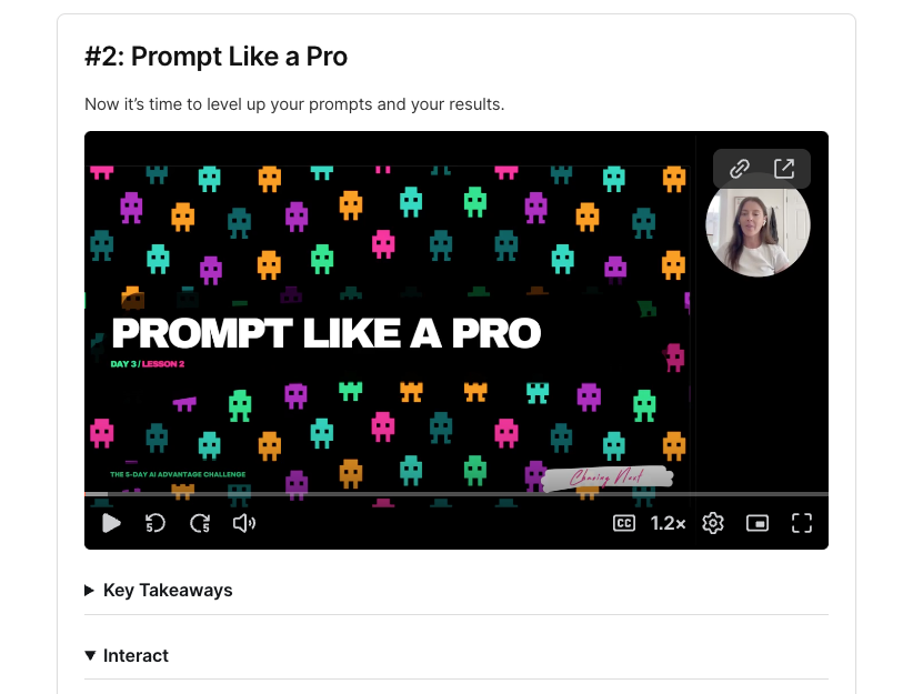 Interactive learning