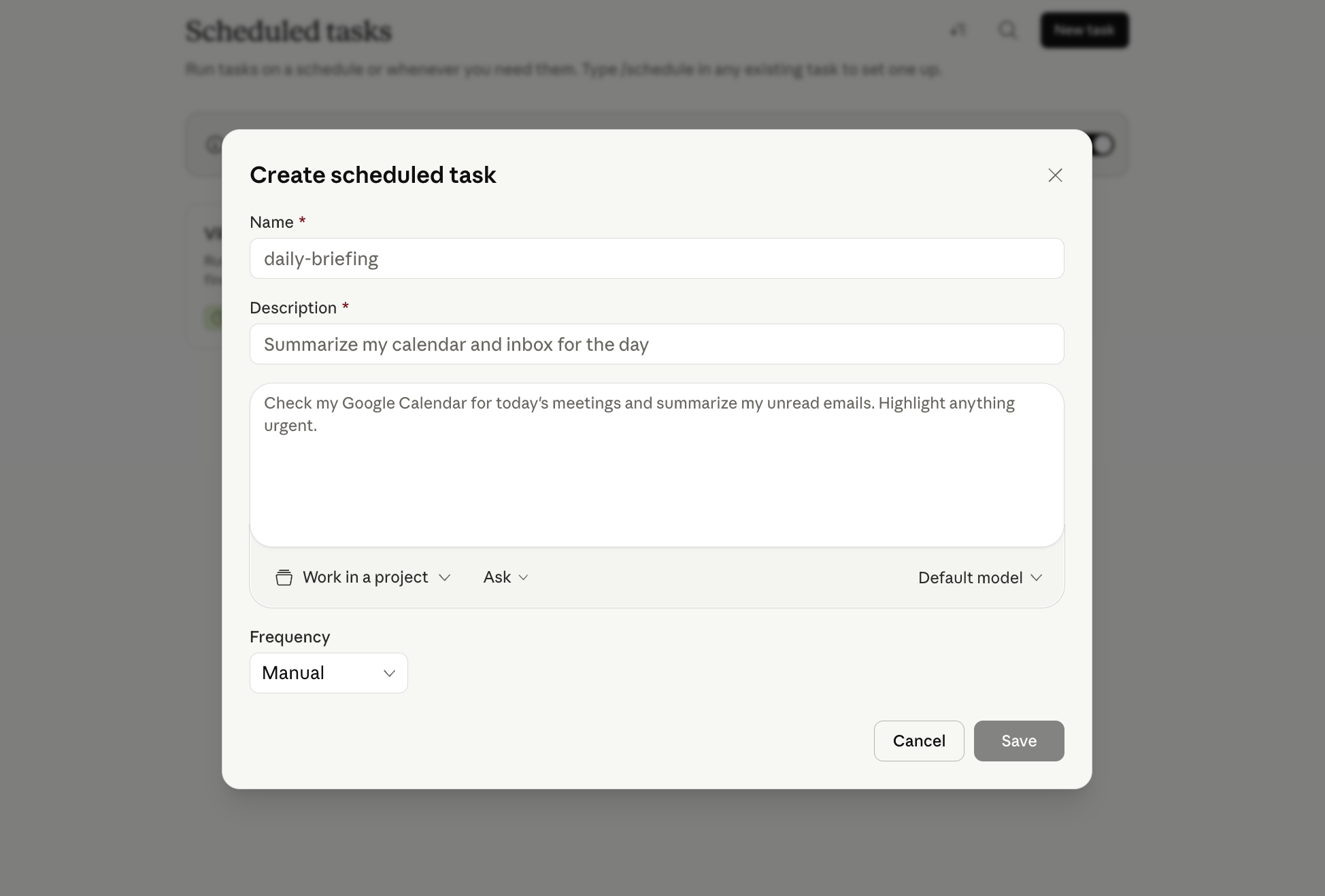 Claude Cowork Scheduled Tasks
